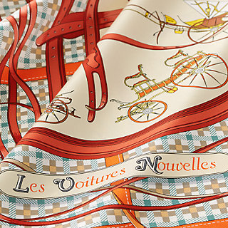 【コーデのポイントに】HERMES ツイリー Les Voitures Nouvelles Les Voitures Nouvelles Twilly | Hermès Mainland China